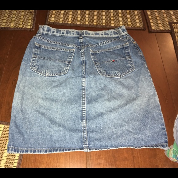 Tommy Hilfiger Dresses & Skirts - Tommy Hilfiger Vintage Blue Jean Skirt